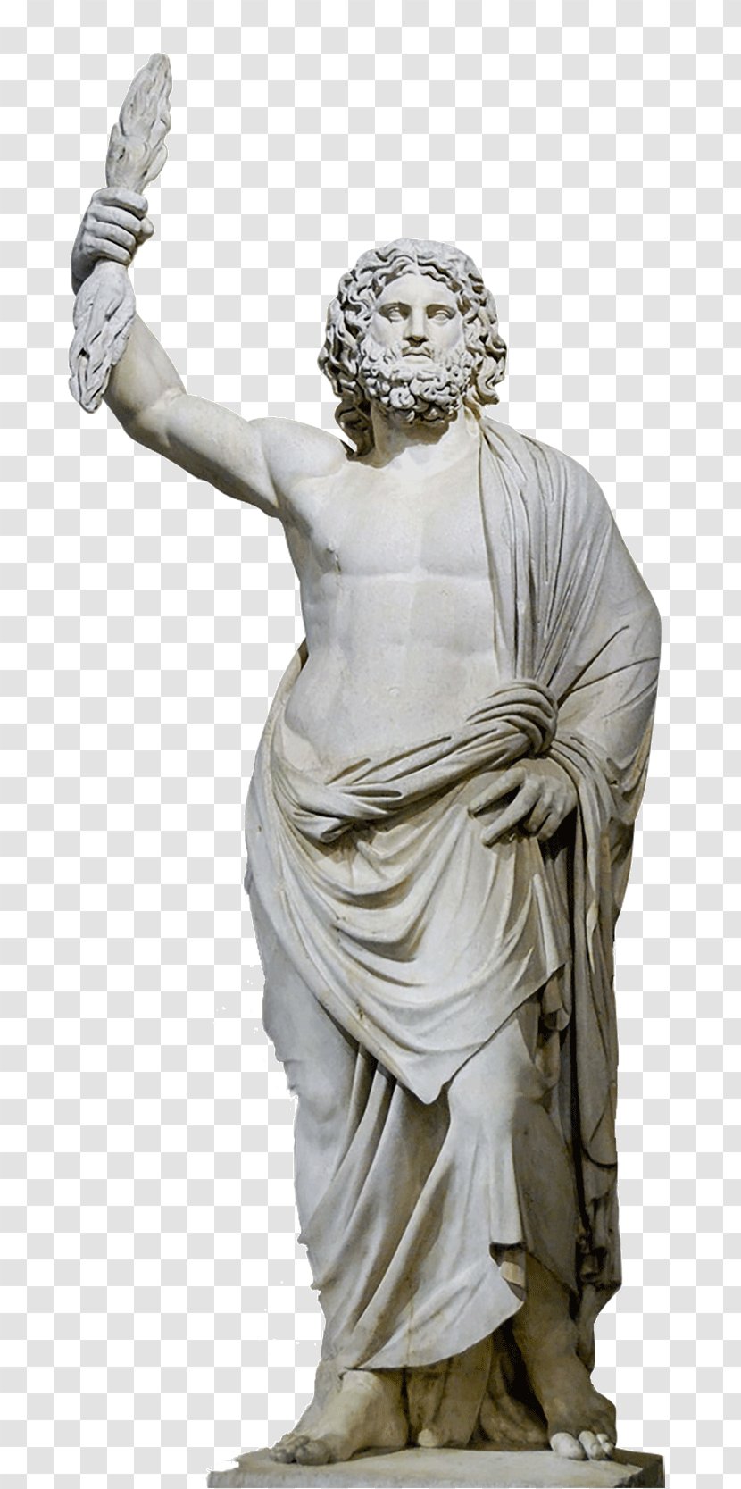 Statue Of Zeus At Olympia Artemision Bronze Marble Sculpture Apollo Belvedere Transparent PNG
