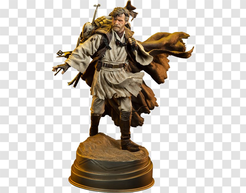 Obi-Wan Kenobi Anakin Skywalker Darth Maul Boba Fett R2-D2 - Star Wars - Statue Transparent PNG