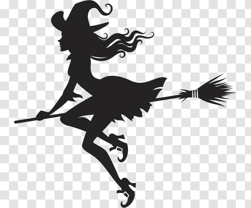 Witchcraft Clip Art - Silhouette Transparent PNG