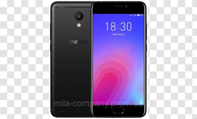 Meizu M6 Note Smartphone 4G LTE - Magenta Transparent PNG