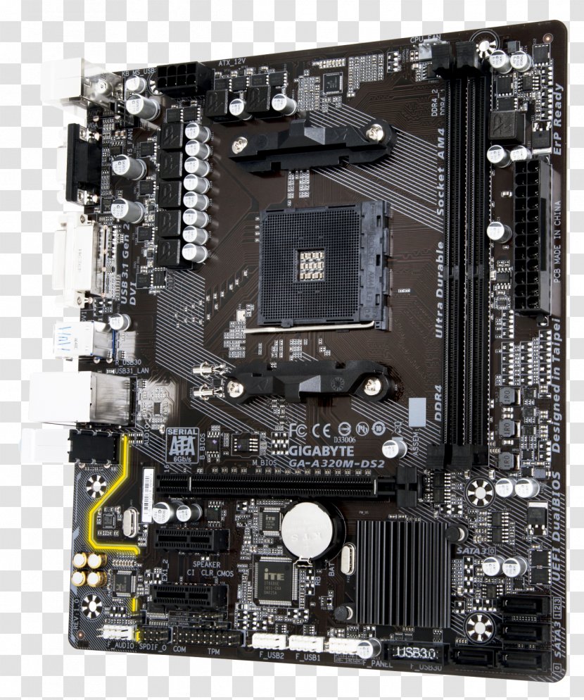 Socket AM4 Intel Motherboard Gigabyte Technology MicroATX - Central Processing Unit Transparent PNG