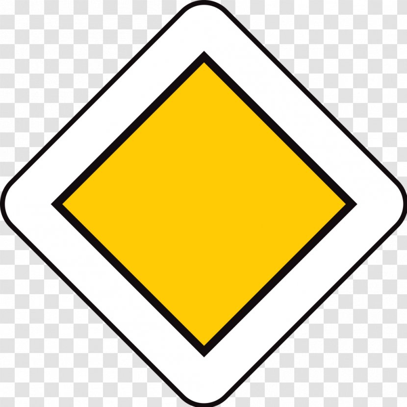 Priority Signs Traffic Sign Clip Art - Area - Road Transparent PNG