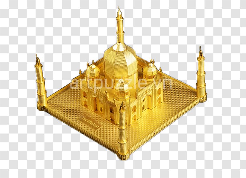 Metal Price Car Cost Gold - Brass - Taj Mahal Drawing Transparent PNG