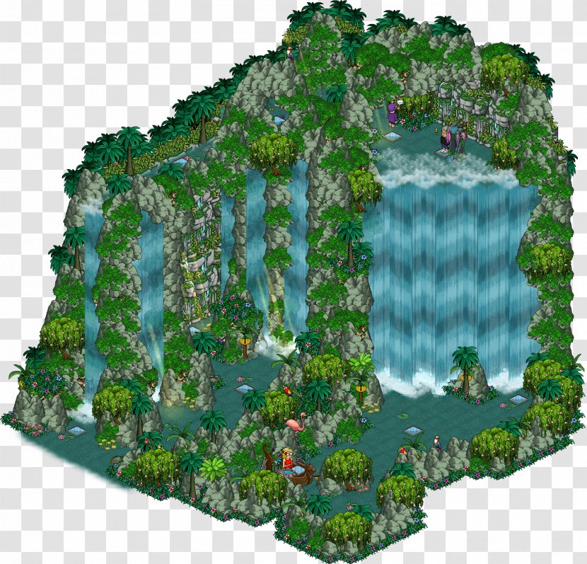 Ecosystem Vegetation Biome Water Resources Tree - Mountain Waterfall Transparent PNG