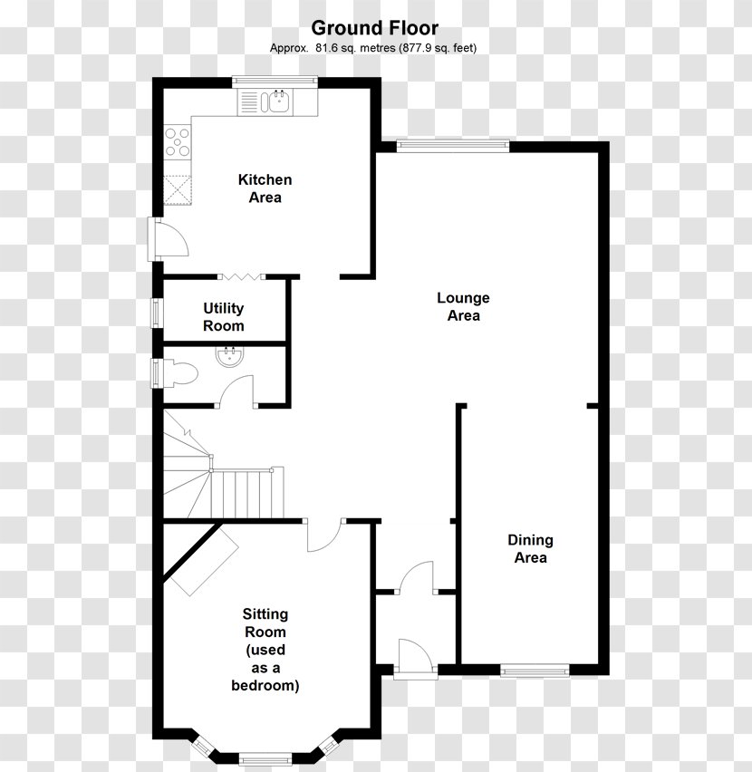 Floor Plan 800 Carlyle Apartment Emerald Isle Renting - Bedroom Transparent PNG