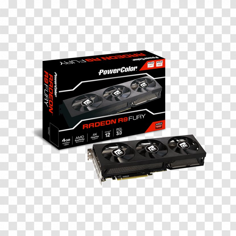 Graphics Cards & Video Adapters Radeon PowerColor High Bandwidth Memory Advanced Micro Devices - Fury Hairstyle Products Transparent PNG