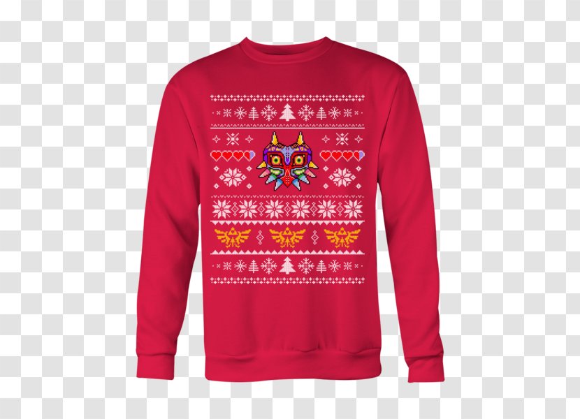 T-shirt Christmas Jumper Hoodie Sleeve Sweater - Bluza Transparent PNG
