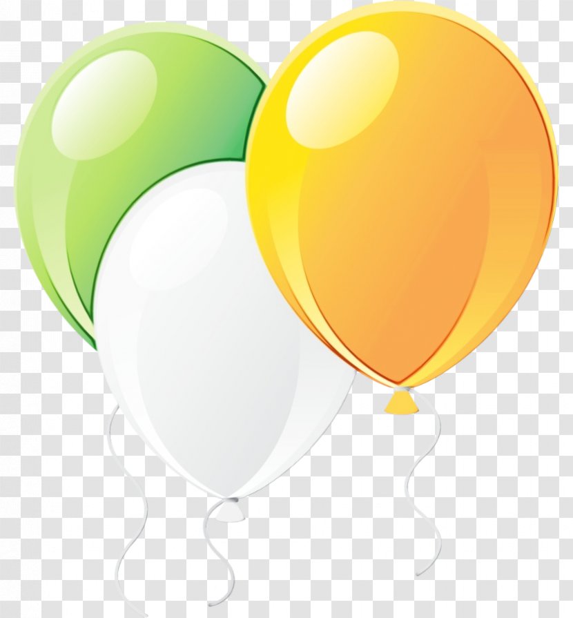 Balloon Cartoon - Party Supply - Yellow Transparent PNG