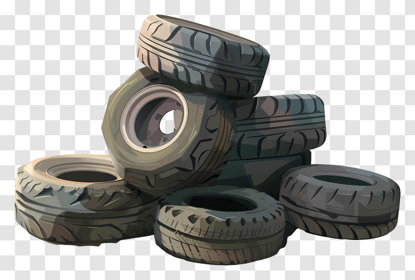 Car Tires - Stack Of Tires Transparent PNG