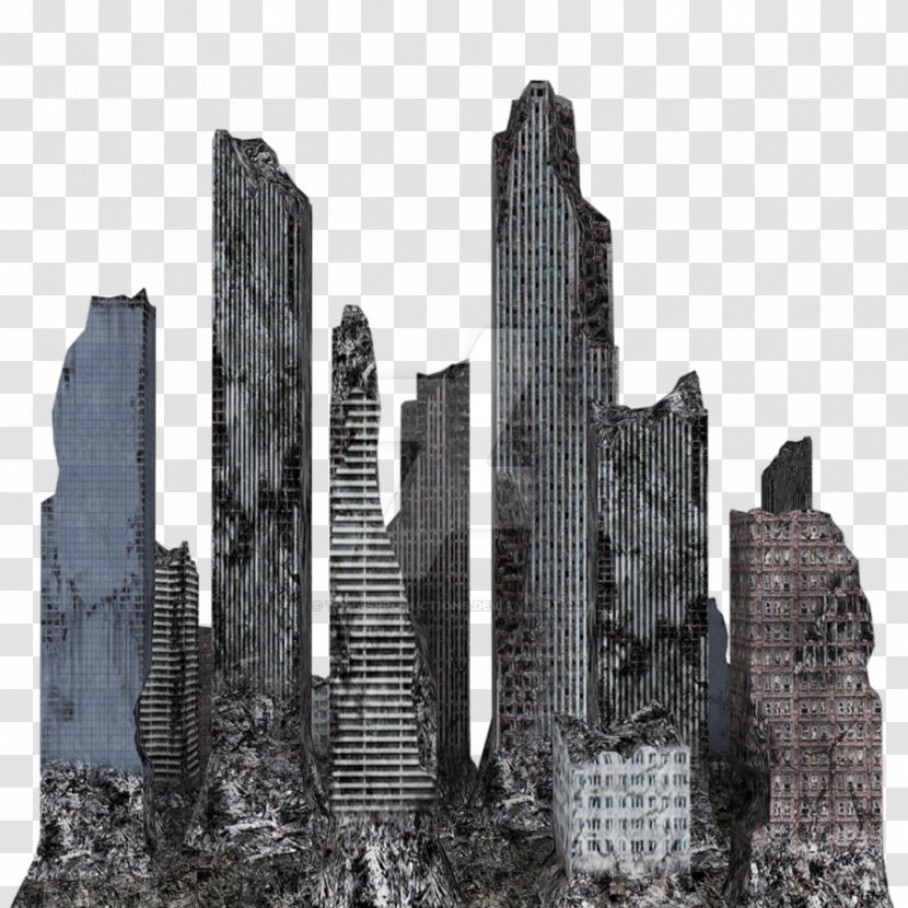 New York City Building Skyline - Medieval Architecture - Backdrop Transparent PNG
