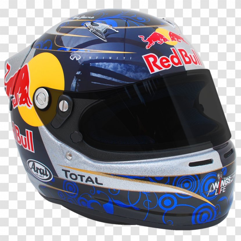 Bicycle Helmets Motorcycle Ski & Snowboard Red Bull Skiing - Bicycles Equipment And Supplies - Sebastian Vettel Transparent PNG