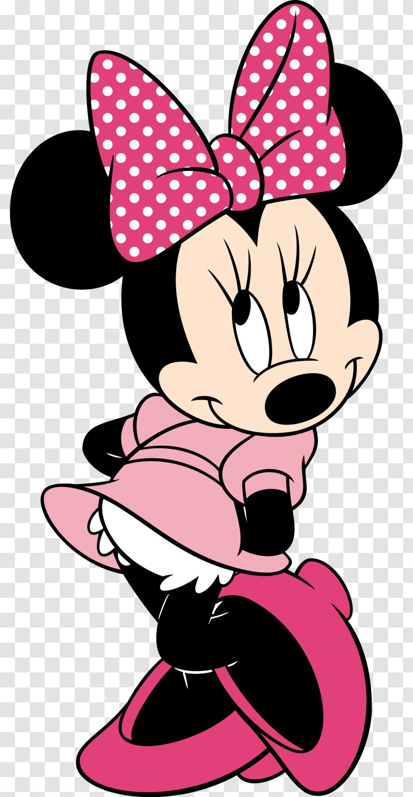 Minnie Mouse Mickey Clip Art - Silhouette - Photo Transparent PNG