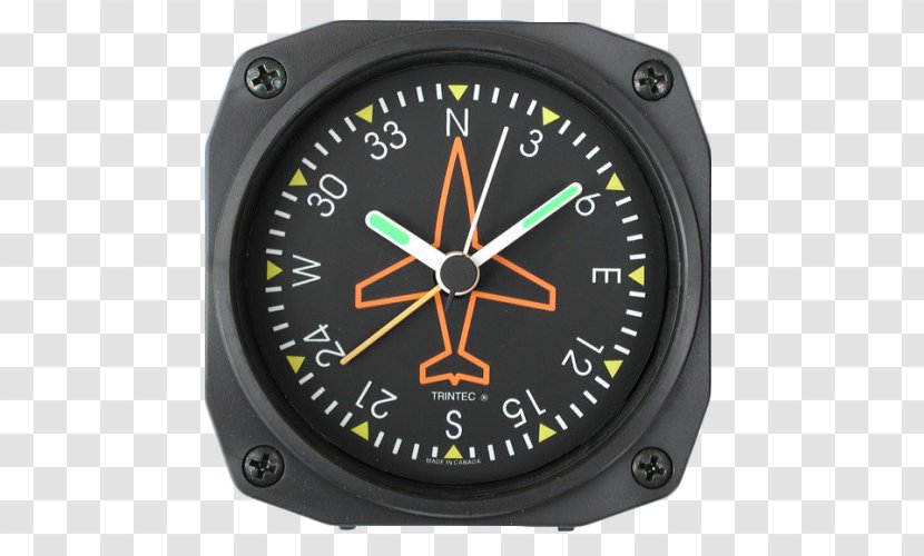 Aircraft Airplane Heading Indicator Alarm Clocks - Aviation - Flying Tiger Flight Jacket Transparent PNG