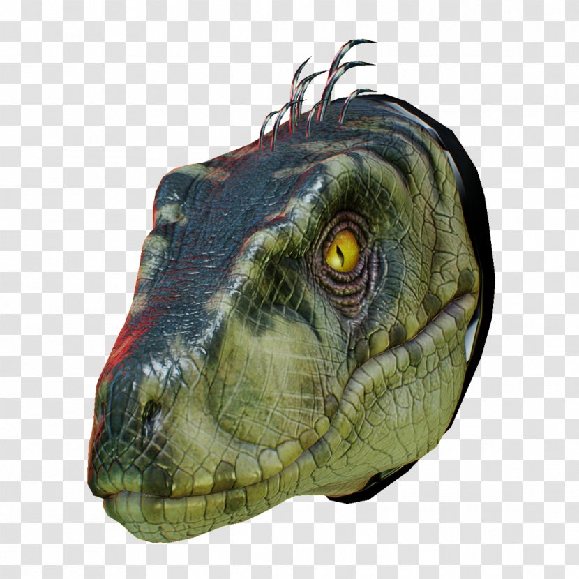 Jurassic World Chomp N Roar Velociraptor Blue Mask Dinosaur Triceratops - Pack Transparent PNG