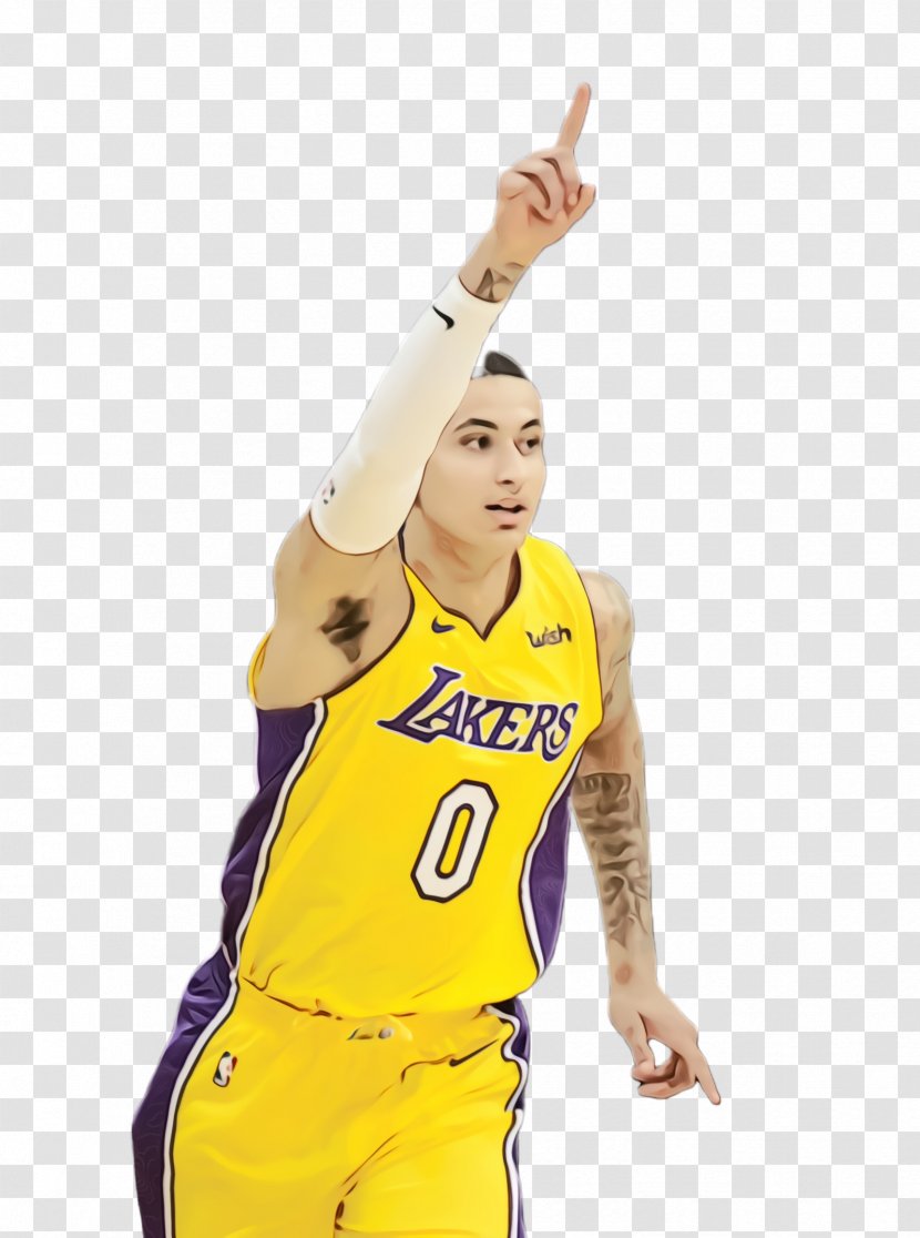 Volleyball Cartoon - Los Angeles Lakers - Basketball Sports Uniform Transparent PNG