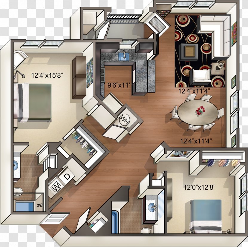 Montage | Rocky Hill Apartments Floor Plan House Alterra - Real Estate Transparent PNG