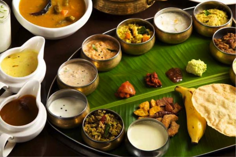 Kochi Sadhya Puttu Vegetarian Cuisine Food - Meze - India Transparent PNG