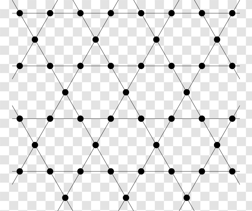 Symmetry Point Geometry Two-dimensional Space Lattice - Monochrome Transparent PNG
