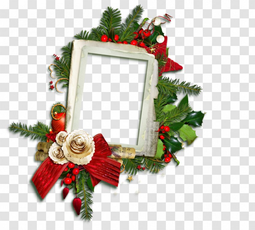 Christmas Decoration Picture Frames Photography - Cut Flowers - Candy Transparent PNG