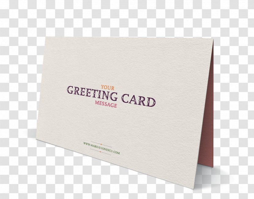 Brand - Holliday Card Mockup Transparent PNG