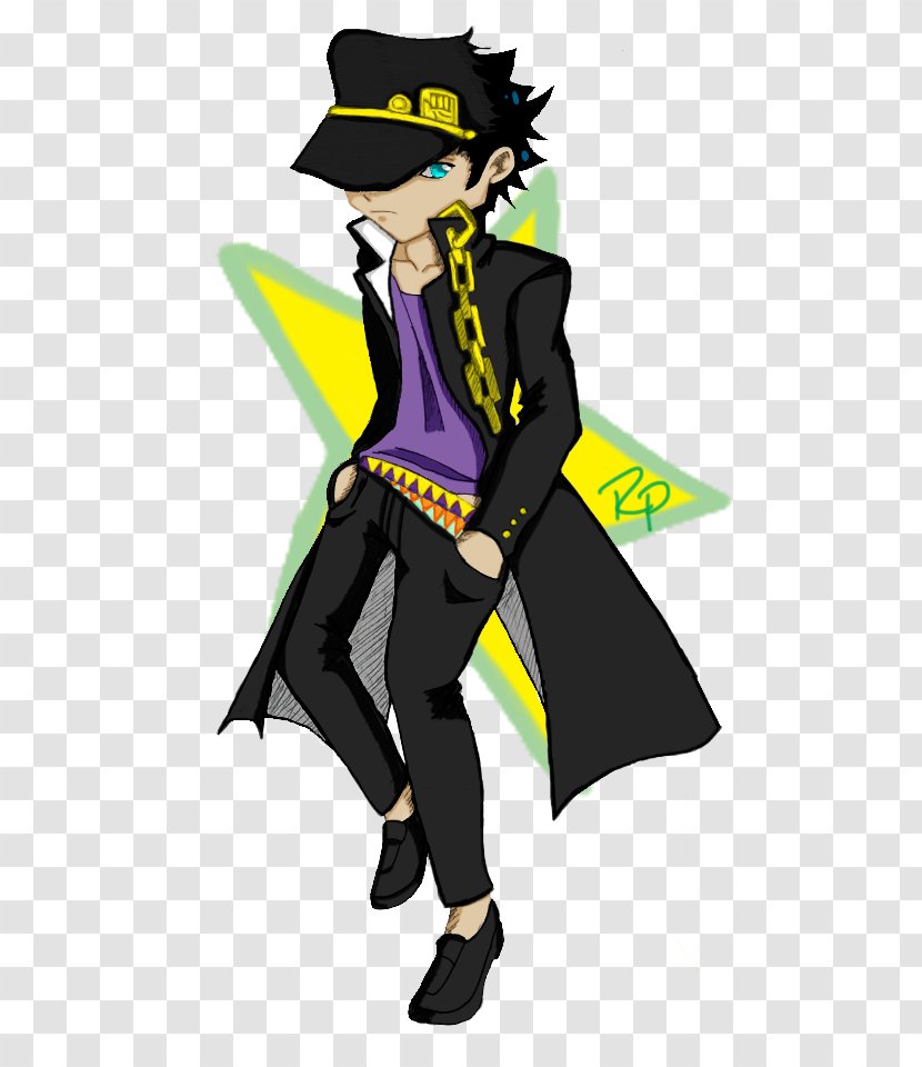 Costume Design Illustration Animated Cartoon Legendary Creature - Art - Jotaro Joestar Transparent PNG