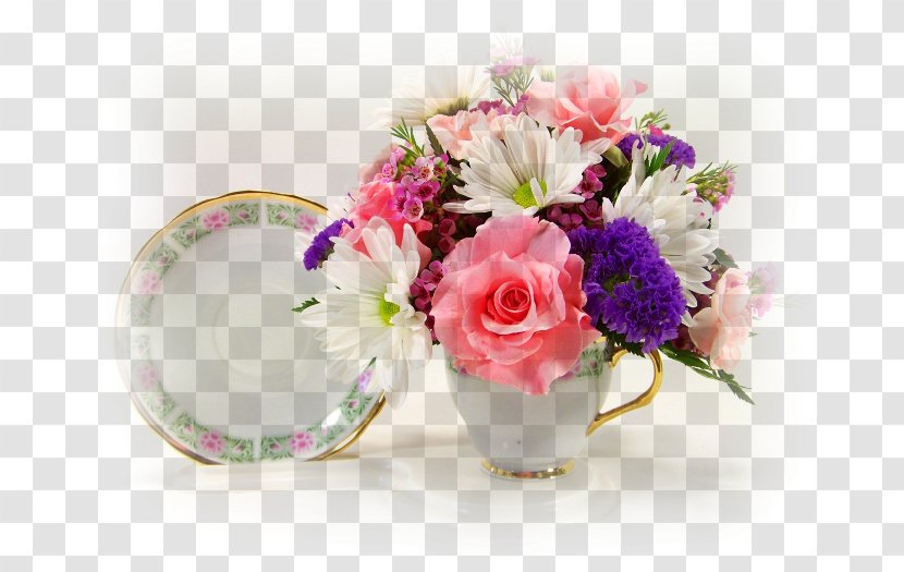 Floral Design Teacup Flower Bouquet Cut Flowers Transparent PNG