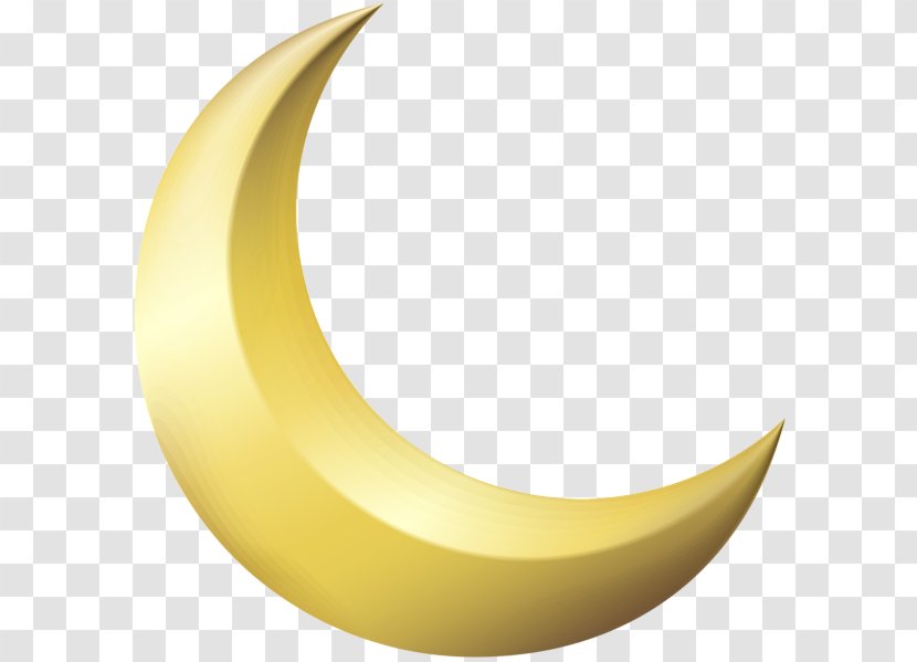 Image Crescent Clip Art Moon - Yellow Transparent PNG