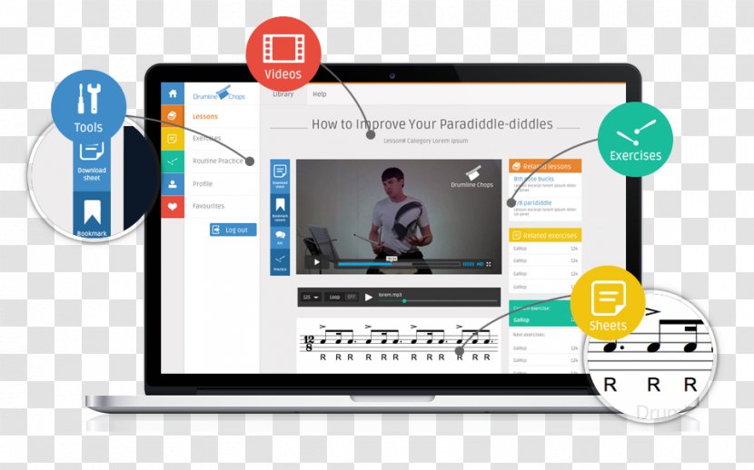 Drumline Chops YouTube Multimedia - Display Advertising Transparent PNG