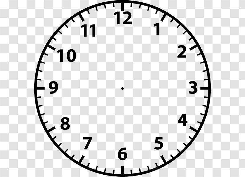 Clock Face Digital Time Clip Art - Alarm Clocks Transparent PNG