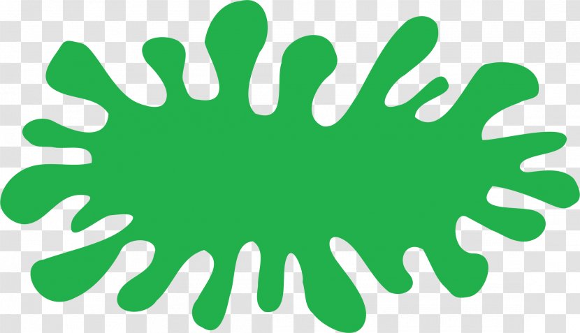 History Of Nickelodeon Logo Nicktoons Television Show - Hand Model - Splat Transparent PNG