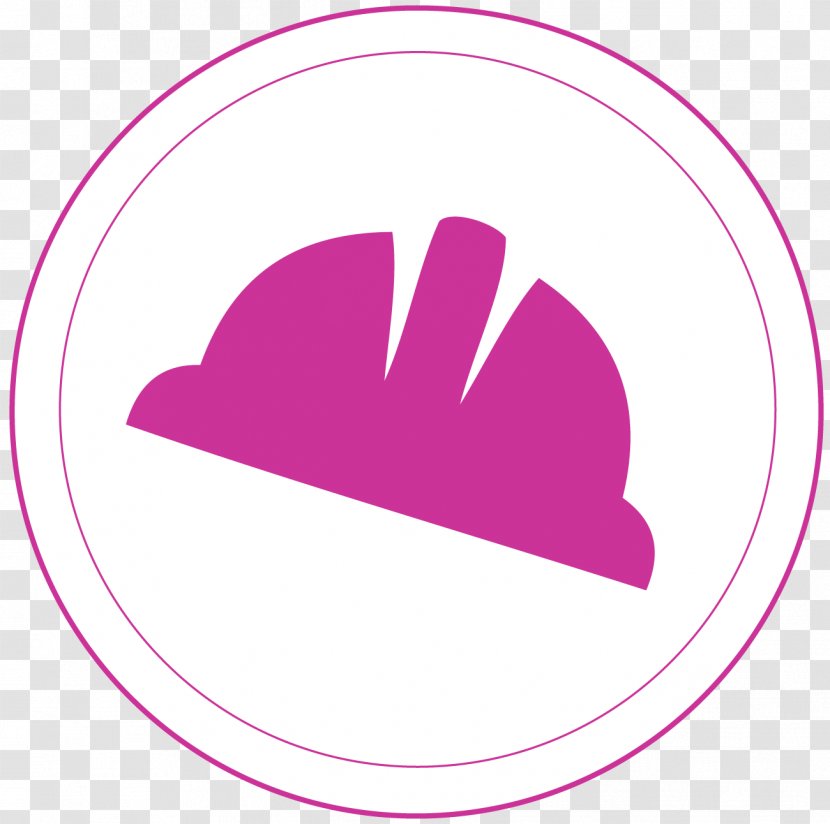 Finger Area Headgear Logo Clip Art - Purple - Transparent Hard Hat Transparent PNG