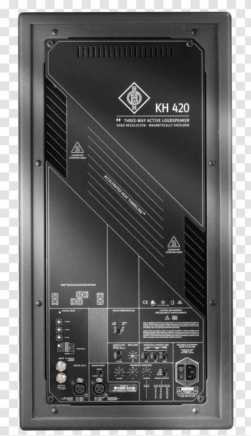 Audio Neumann KH 420 Studio Monitor Recording Amplifier - Tree Transparent PNG