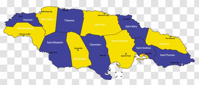 Parishes Of Jamaica Map Tuberculosis Transparent PNG