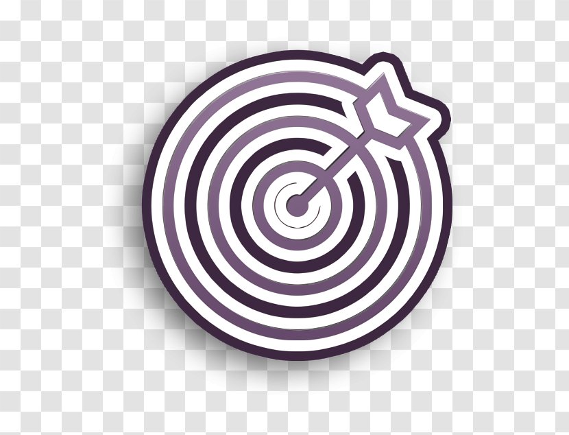 Circle Background Arrow - Purple - Labyrinth Violet Transparent PNG