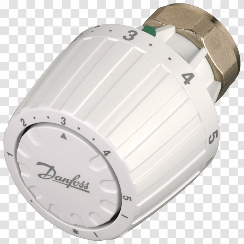 Danfoss Thermostatic Radiator Valve Energy Conservation - Thermostat Transparent PNG