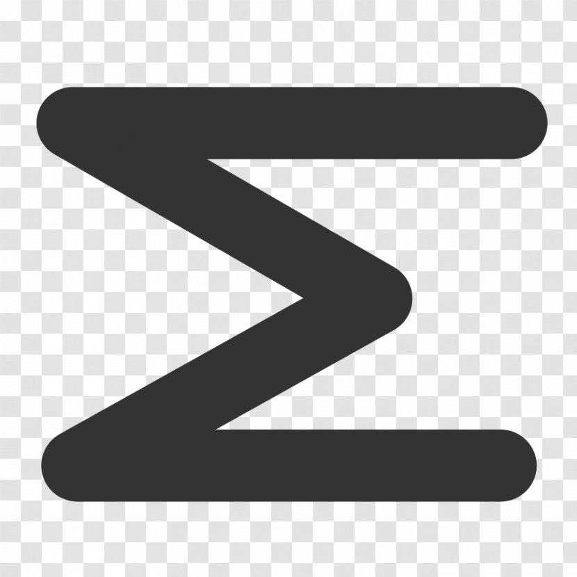 Summation Sigma Mathematics Symbol Clip Art - Svg Transparent PNG