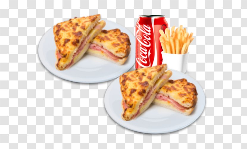 Breakfast Sandwich Pizza Croque-monsieur Toast Ham - Full Transparent PNG
