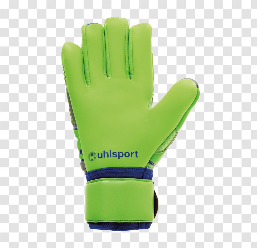 Goalkeeper Glove Guante De Guardameta Uhlsport Football - Safety Transparent PNG