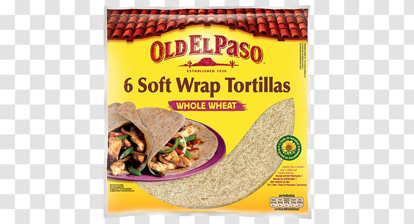 Vegetarian Cuisine Wrap Burrito Fajita Salsa - Commodity - Whole Wheat Transparent PNG