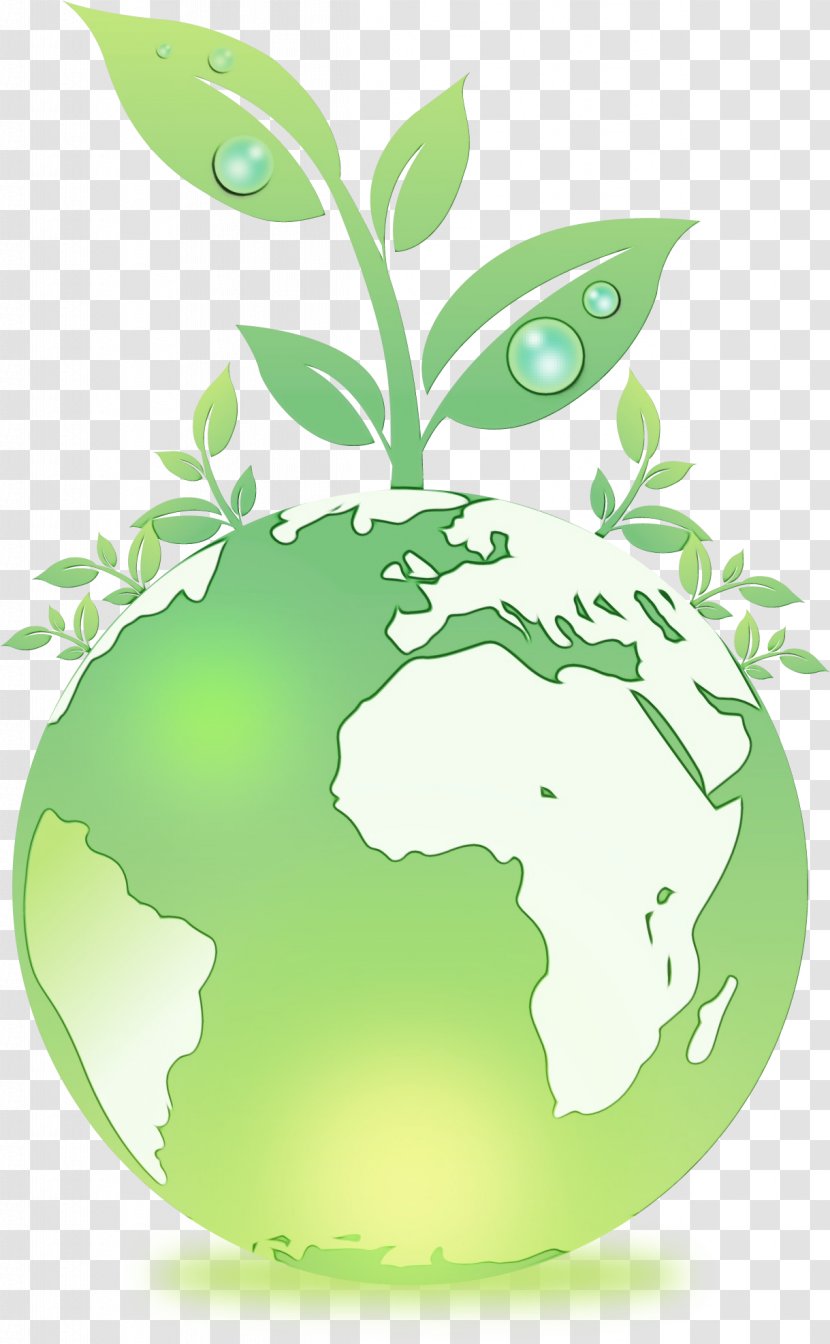 Green Leaf Clip Art Plant World - Watercolor - Branch Tree Transparent PNG