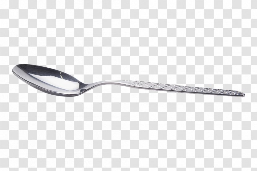 Tablespoon Fork Black And White - Stainless Steel Spoon Transparent PNG