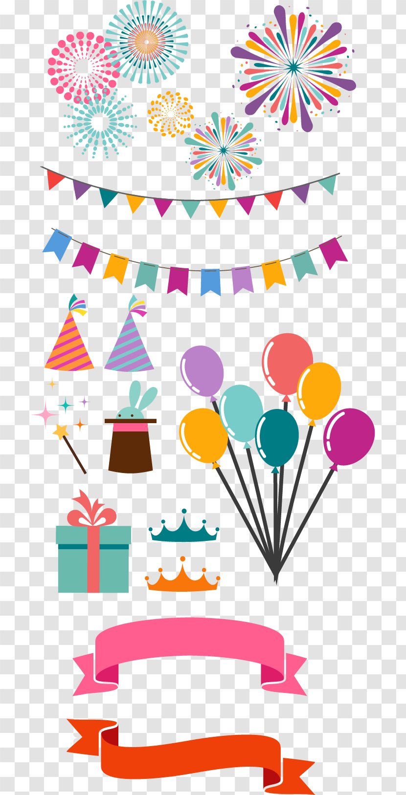 Flat Design Numerical Digit - Point - Vector Creative Digital Birthday Transparent PNG