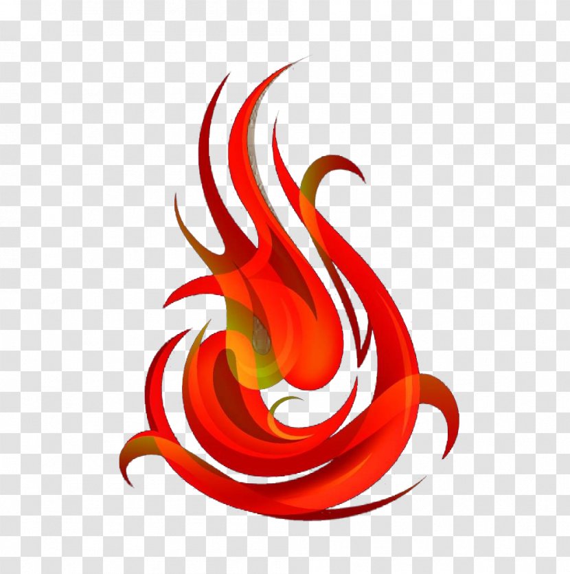 Flame - Fire - Hand-painted Vector Flames Transparent PNG