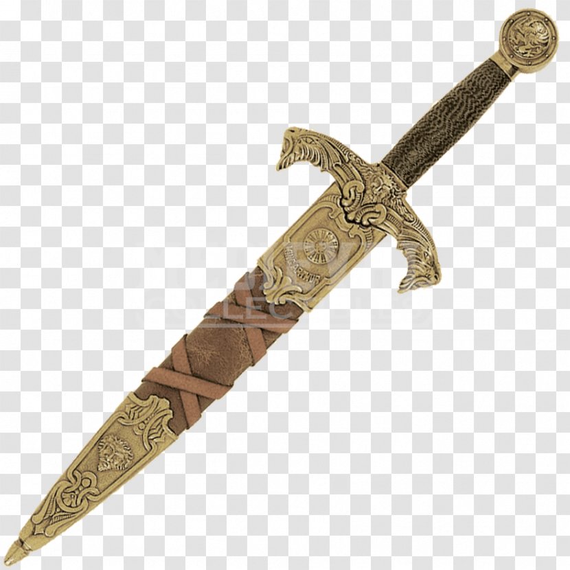 King Arthur Dagger Knife Sword Scabbard - Coins Clipart Transparent PNG
