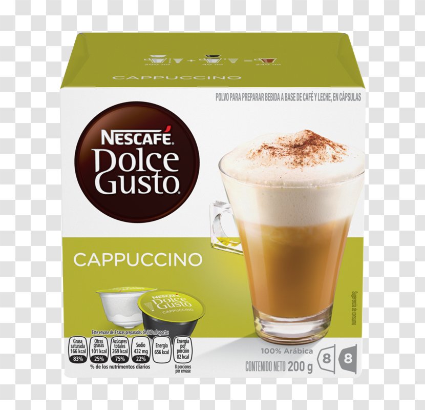 Dolce Gusto Cappuccino Café Au Lait Latte Macchiato - Cafe - Coffee Transparent PNG