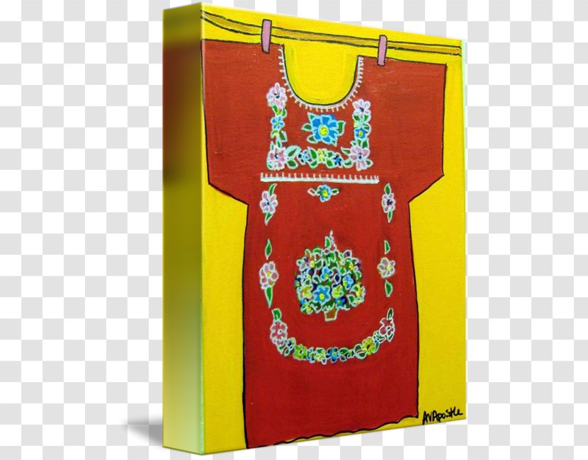 T-shirt Sleeveless Shirt Textile Font - Mexican Dress Transparent PNG