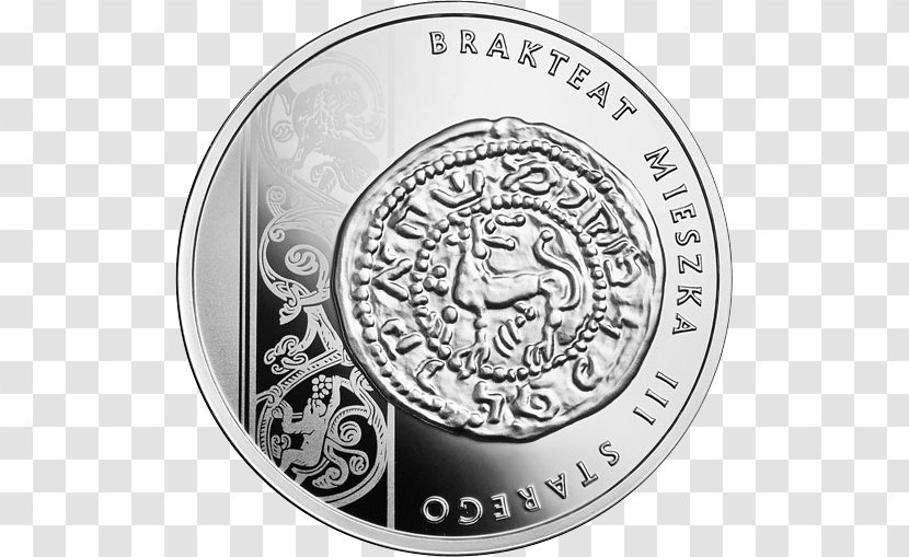 Poland Bracteate Historia Monety Polskiej Coin Numismatics - Nickel Transparent PNG