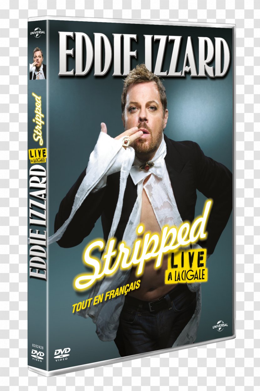 Eddie Izzard: Stripped Stand-up Comedy Comedian DVD - John Cleese - Dvd Transparent PNG