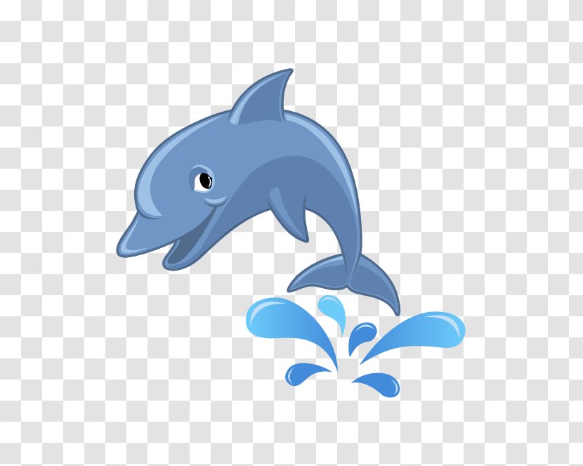 Common Bottlenose Dolphin Clip Art - Drawing Transparent PNG