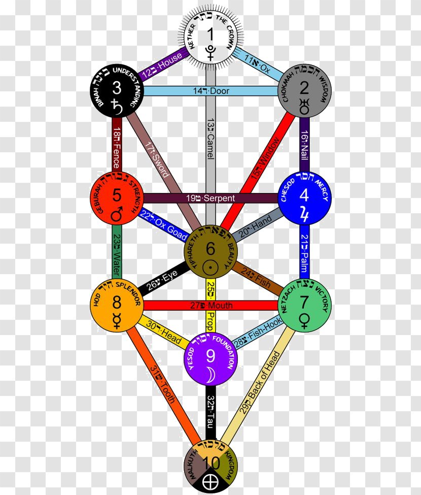Tree Of Life - Book Thoth - Aleister Crowley Western Esotericism Transparent PNG